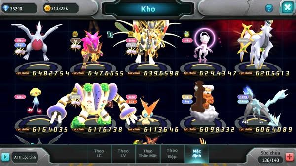 MÃ : #TTS2437 - SV 1046 - 1K3 SÁCH TOP1 ALL CỨNG PALKIA CỘNG HƯỞNG HOOH CỘNG HƯỞNG DYNAMAX DIANCIE CỘNG HƯỞNG DYNAMAX 3 TEAM CỰC CHẤT