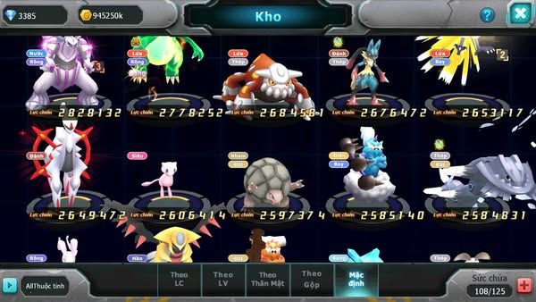 MÃ : #TTS2434 - SV1311 - TEAM NHAM DYNAMAX MEW GIÁP BC CELEBI BC  CẶP CÁ BC