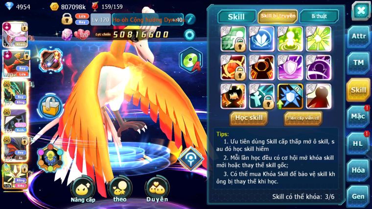 MÃ : #TTS2438 - SV 50 - TOP2 ALL DIANCIE - HOOH CỘNG HƯỞNG DYNAMAX LC KHỦNG NHIỀU PET HT BC HOOPA MEGA NEC