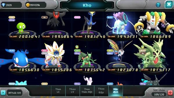 MÃ : #TTS2449 - SV 1536 - V10 MEW GIÁP BC  UNVOA WB BC LUGIA BC QVLD BC RAIKOU BC CẶP LATI BC