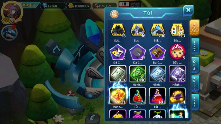 MÃ : #TTS2448 - SV1332 - TOP21 - HOOH CỘNG HƯỞNG DYNAMAX DIANCIE CỘNG HƯỞNG DYNAMAX YVETAL BÁ CHỦ UNVOA WB BC 3 TEAM NGON