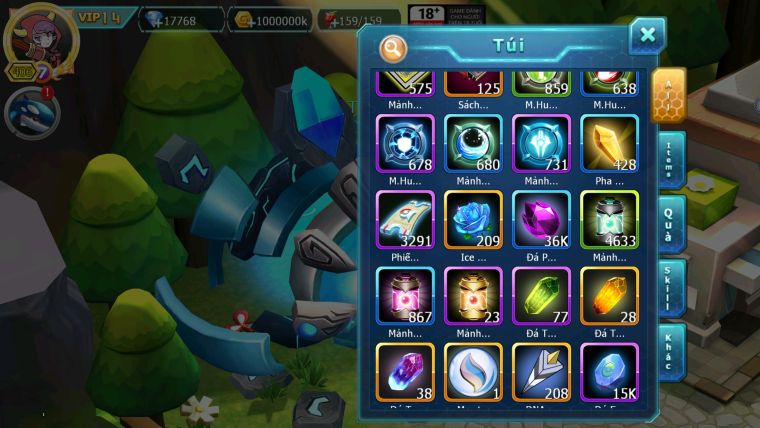 MÃ : #TTS2448 - SV1332 - TOP21 - HOOH CỘNG HƯỞNG DYNAMAX DIANCIE CỘNG HƯỞNG DYNAMAX YVETAL BÁ CHỦ UNVOA WB BC 3 TEAM NGON