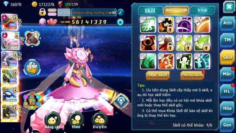 MÃ : #TTS2453 - SV 66 - TOP1 PK 1K SÁCH - HOOH - DIANCIE - PALKIA CỘNG HƯỞNG DYNAMAX RAY BA NHIỀU PET HT 3 TEAM KHỦNG