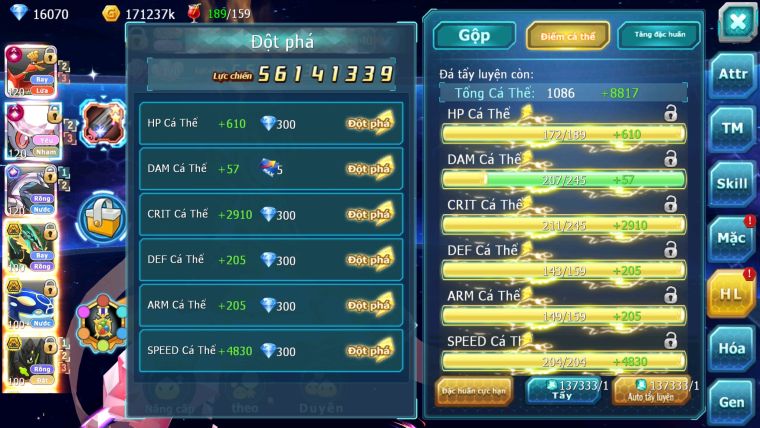 MÃ : #TTS2453 - SV 66 - TOP1 PK 1K SÁCH - HOOH - DIANCIE - PALKIA CỘNG HƯỞNG DYNAMAX RAY BA NHIỀU PET HT 3 TEAM KHỦNG