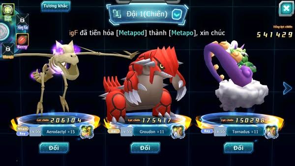 MÃ : #TTS2450 - SV 1728 - RỒNG XƯƠNG GROUDON THẦN GIÓ