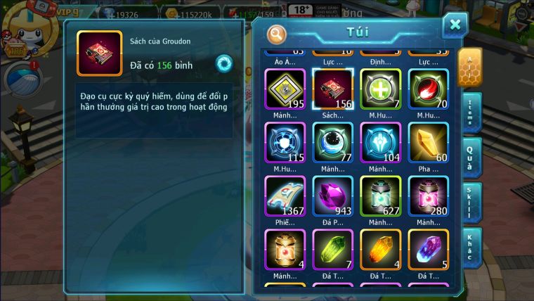 MÃ : #TTS2483 - SV 1589 - V9 - 19K LC - HOOH DYNAMAX DRAK HOOH QVLD CẶP LATI BÁ CHỦ