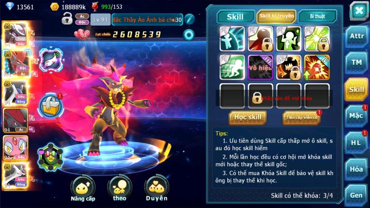 MÃ : #TTS2487 - SV1526 - 13K KC - MEW GIÁP BÁ CHỦ CẶP LATI BC BTAA BÁ CHỦ  ZORROA
