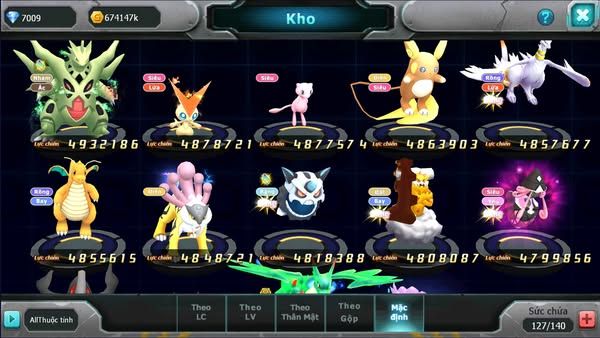 MÃ : #TTS2486 - SV 777 - TOP19 -  DINACIE DYNAMAX HOOH DYNAMAX QVBC BÁ CHỦ UNVOA WB BC 3 TEAM NHIỀU PET BÁ CHỦ