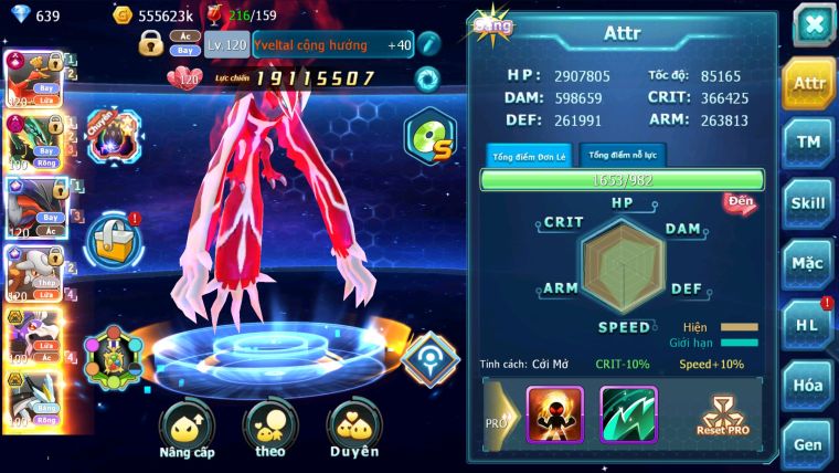 MÃ : #TTS2498 - SV1306 - TOP5PK/8LC - V14 - HOOH CH DYNAMAX LC SIÊU KHỦNG - YVETAL CỘNG HƯỞNG - RAY DYNAMAX -HENTRAN CỘNG HƯỞNG DRAK HOOH BC