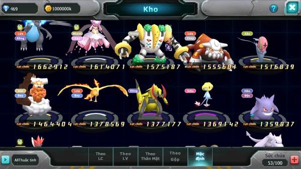 MÃ : #TTS2501 - SV1374 - V10 - BTAA BC THẦN GIÓ BC HOOH CẶP LATI BC LUGIA BC UNVOA QVLD BC TAPU FINI BC