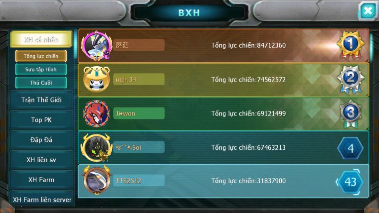 MÃ : #TTS2512 - SV1534 - V7 - TOP14 PK - YVETAL BÁ CHỦ HOOH DYNAMAX THẦN GIÓ QVBC BC CẶP LATI BC UNVOA