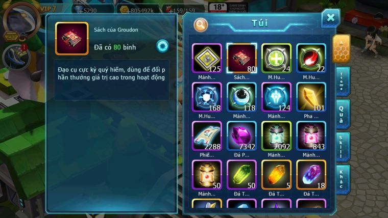 MÃ : #TTS2512 - SV1534 - V7 - TOP14 PK - YVETAL BÁ CHỦ HOOH DYNAMAX THẦN GIÓ QVBC BC CẶP LATI BC UNVOA