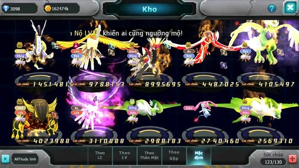 MÃ : #TTS2511 - SV 1610 - TOP 9PK - V15 - CẶP RỒNG FULL SÉT HOOH - TEAM BAY DYNAMAX -FROM CỰC ĐẸP
