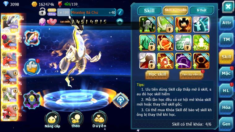 MÃ : #TTS2511 - SV 1610 - TOP 9PK - V15 - CẶP RỒNG FULL SÉT HOOH - TEAM BAY DYNAMAX -FROM CỰC ĐẸP