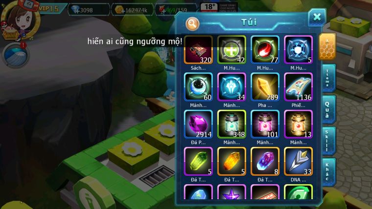 MÃ : #TTS2511 - SV 1610 - TOP 9PK - V15 - CẶP RỒNG FULL SÉT HOOH - TEAM BAY DYNAMAX -FROM CỰC ĐẸP