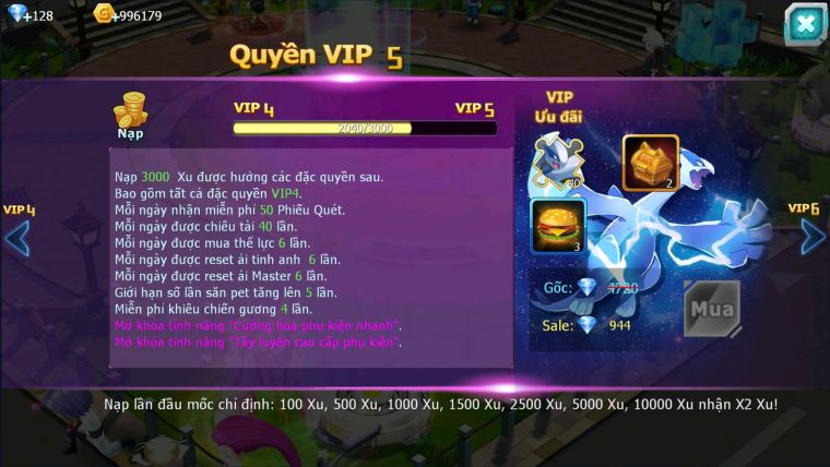 MÃ : #TTS2518 - SV 1730 - V4 - LV61 - MEW GIÁP RAIKOU GROUDON ĐUA SVM NGON