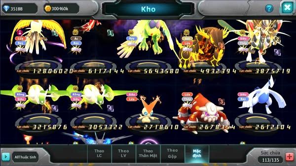 MÃ : #TTS2523 - SV 1553 - V12 - TOP30 PK - 35K KC - HOOH DYNAMAX YVETAL BC THẦN GIÓ BC  QVLD BC MEW GIÁP BC CẶP LATI BC