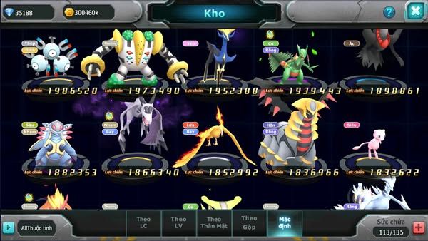 MÃ : #TTS2523 - SV 1553 - V12 - TOP30 PK - 35K KC - HOOH DYNAMAX YVETAL BC THẦN GIÓ BC  QVLD BC MEW GIÁP BC CẶP LATI BC