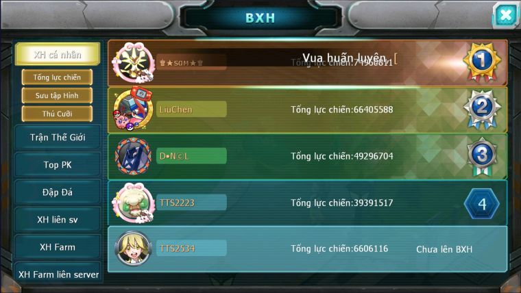 MÃ : #TTS2534 - SV 1645 - V7 HOOH BÁ CHỦ QVLD BC GRODON UNVOA ZEVIL RAIKOU