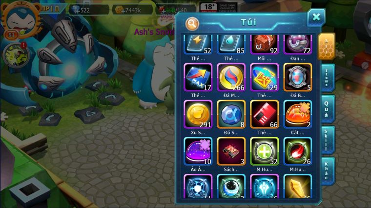 MÃ : #TTS2540 - SV 1564 - V10 - PALKIA BÁ CHỦ UNVOA LATI BC RAIKOU YVETAL
