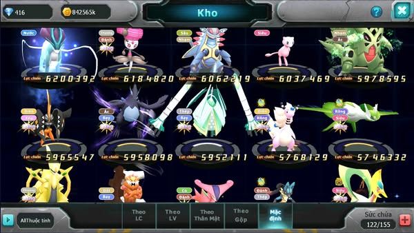 MÃ : #TTS2537 - SV 244 - TOP17 - V12 - HOOH CỘNG HƯỞNG DYNAMAX- PAL CỘNG HƯỞNG - DIANCIE DYNAMAX 3 TEAM NGON