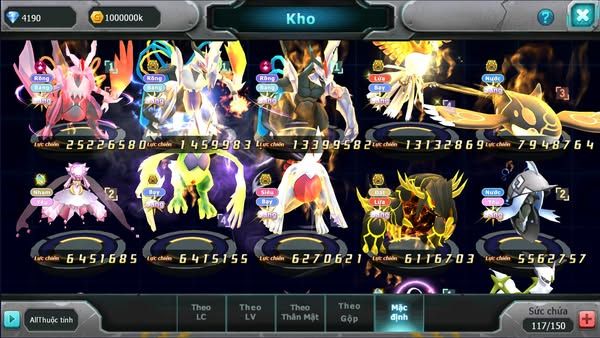 MÃ : #TTS2549 - SV 1292 - TOP19 - V14 - WHITE CỘNG HƯỞNG DYNAMAX UNVOA BÁ CHỦ BLACK DYNAAMX DIANCIE CHỜ LÊN DYNAMAX 3 TEAM FORM LÊN ĐẸP