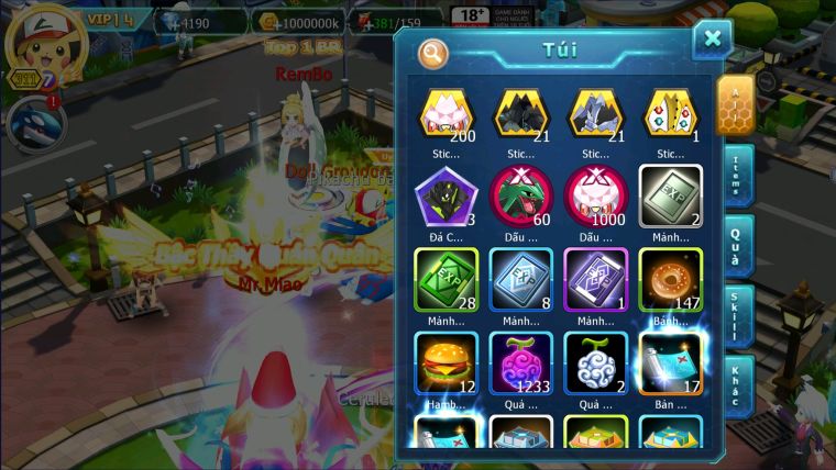 MÃ : #TTS2549 - SV 1292 - TOP19 - V14 - WHITE CỘNG HƯỞNG DYNAMAX UNVOA BÁ CHỦ BLACK DYNAAMX DIANCIE CHỜ LÊN DYNAMAX 3 TEAM FORM LÊN ĐẸP