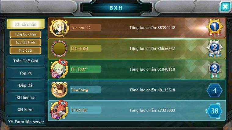 MÃ : #TTS2558 - SV 1582 - TOP38 - V11 - HOOH DYNAMAX QVLD BÁ CHỦ THẦN GIÓ BC UNVOA LATI BC - CẶP CÁ