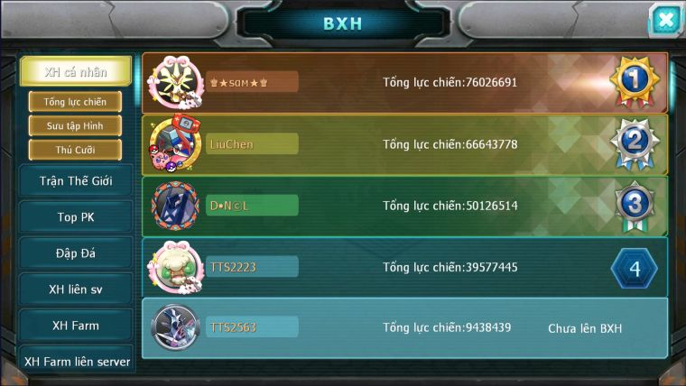 MÃ : #TTS2563 - SV 1652 - V12 DIALGA BÁ CHỦ CẶP LATI BÁ CHỦ UNVOA ST BÁ CHỦ