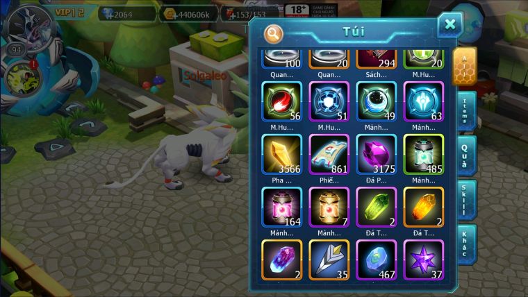 MÃ : #TTS2563 - SV 1652 - V12 DIALGA BÁ CHỦ CẶP LATI BÁ CHỦ UNVOA ST BÁ CHỦ