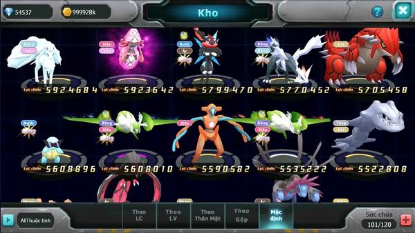 MÃ : #TTS2574 - SV 739 - V14 -TOP 10 - 3K SÁCH - 2K4 MT - DIANCIE CỘNG HƯỞNG DYNAMAX PALKIA CỘNG HƯỞNG HOOH DYNAMAX CẶP CÁ BC NHIỀU PET HT