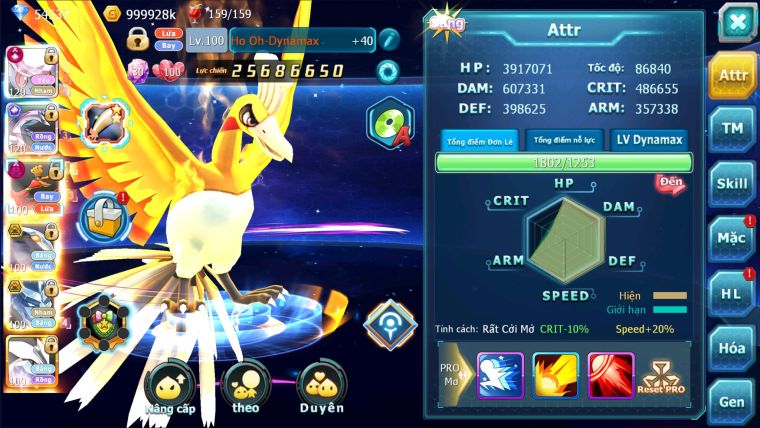 MÃ : #TTS2574 - SV 739 - V14 -TOP 10 - 3K SÁCH - 2K4 MT - DIANCIE CỘNG HƯỞNG DYNAMAX PALKIA CỘNG HƯỞNG HOOH DYNAMAX CẶP CÁ BC NHIỀU PET HT