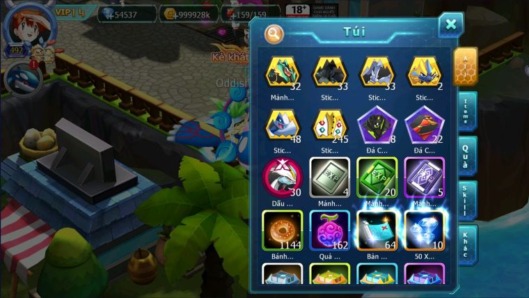 MÃ : #TTS2574 - SV 739 - V14 -TOP 10 - 3K SÁCH - 2K4 MT - DIANCIE CỘNG HƯỞNG DYNAMAX PALKIA CỘNG HƯỞNG HOOH DYNAMAX CẶP CÁ BC NHIỀU PET HT