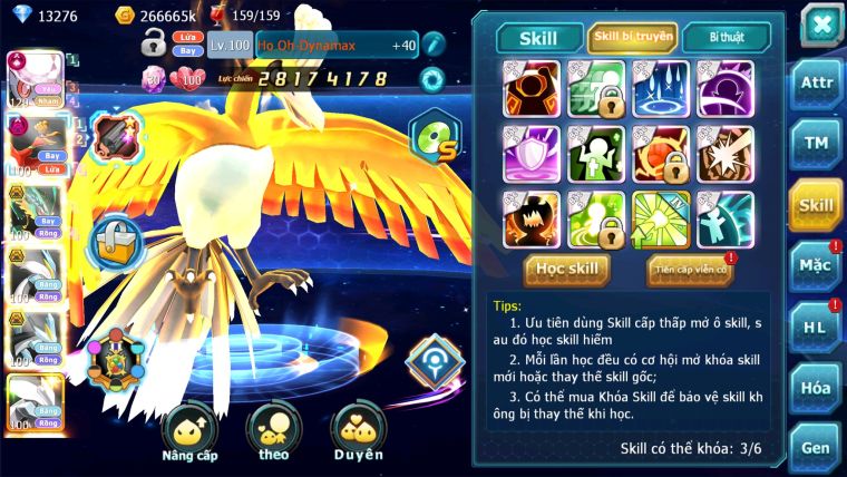 MÃ : #TTS2585 - SV 11 - TOP12 - V12 - DIANCIE CỘNG HƯỞNG DYNAMAX HOOH DYNAMAX RAY BC UNVOA WB BC QUÁ NGON