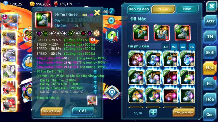 MÃ : #TTS2584 - SV 1383 - TOP22 - 128K KC DƯ 3K SÁCH- 150 MẢNH ECHO YVETAL - VỀ LÊN PALKIA CỘNG HƯỞNG HOẶC YVETAL; CỘNG HƯỞNG QUÁ NGON TN BAO LA