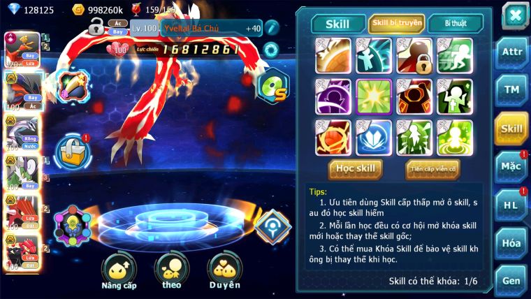 MÃ : #TTS2584 - SV 1383 - TOP22 - 128K KC DƯ 3K SÁCH- 150 MẢNH ECHO YVETAL - VỀ LÊN PALKIA CỘNG HƯỞNG HOẶC YVETAL; CỘNG HƯỞNG QUÁ NGON TN BAO LA