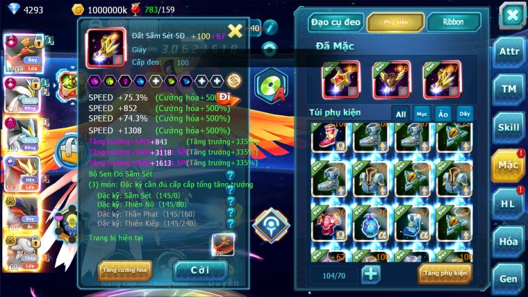 MÃ : #TTS2590 - SV 1339 - TOP6 ALL - V15 - HOOH CH DYNAMAX WHITE CH DYNAMAX SƯ TỬ CH BLAKC DYNAMAX 3 TEAM NGỌT
