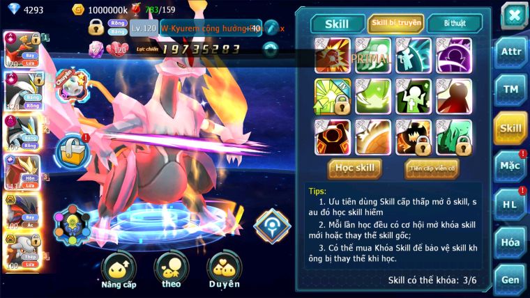 MÃ : #TTS2590 - SV 1339 - TOP6 ALL - V15 - HOOH CH DYNAMAX WHITE CH DYNAMAX SƯ TỬ CH BLAKC DYNAMAX 3 TEAM NGỌT