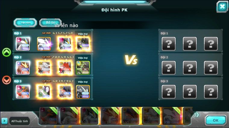 MÃ : #TTS2590 - SV 1339 - TOP6 ALL - V15 - HOOH CH DYNAMAX WHITE CH DYNAMAX SƯ TỬ CH BLAKC DYNAMAX 3 TEAM NGỌT