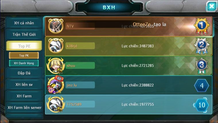MÃ : #TTS2589 - SV 1725 - TOP 10 - V5 UNVOA KYOGRE RAIKOU HOOH ĐUA TOP NÉT