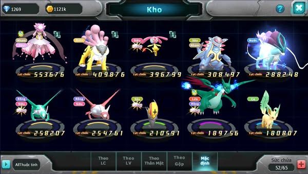MÃ : #TTS2596 - SV 1733 - V5 - DIANCIE RAIKOU MES AMDLO CẶP LATI