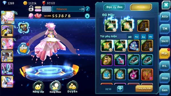 MÃ : #TTS2596 - SV 1733 - V5 - DIANCIE RAIKOU MES AMDLO CẶP LATI
