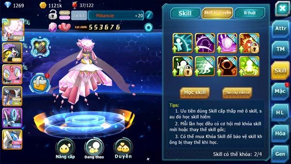 MÃ : #TTS2596 - SV 1733 - V5 - DIANCIE RAIKOU MES AMDLO CẶP LATI
