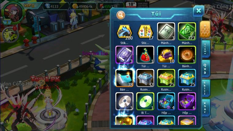 MÃ : #TTS2606 - SV 1589 - HOOH BÁ CHỦ QVLD BÁ CHỦ THẦN GIÓ BC ZEVIL CẶP LATI GROUDON