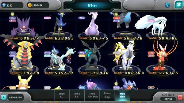 MÃ : #TTS2604 - SV 1544 - V3 - UNVOA HOOH MAR LUGIA NHIỀU PET HT