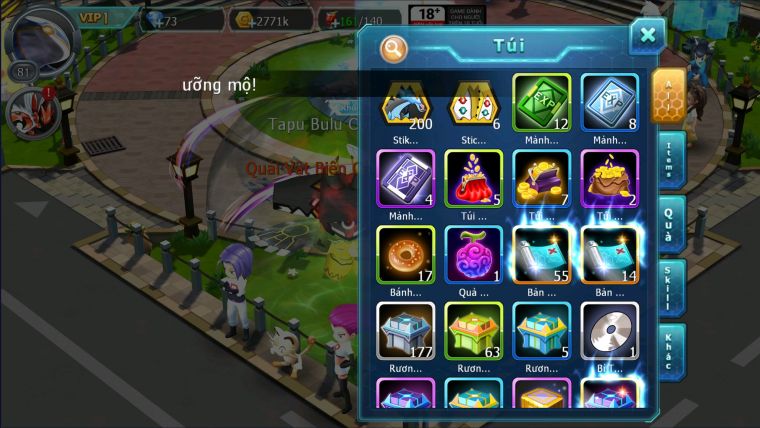 MÃ : #TTS2601 - SV 1605 - V1 QVBC BÁ CHỦ HOOH GIRATINA JIRACHI