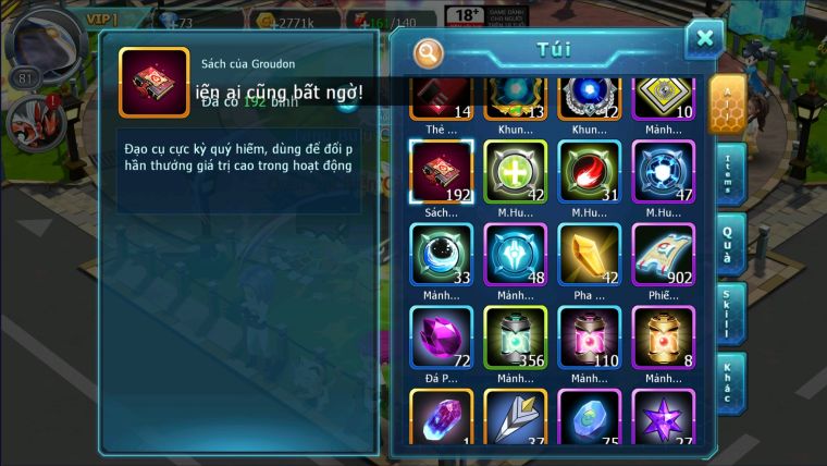 MÃ : #TTS2601 - SV 1605 - V1 QVBC BÁ CHỦ HOOH GIRATINA JIRACHI