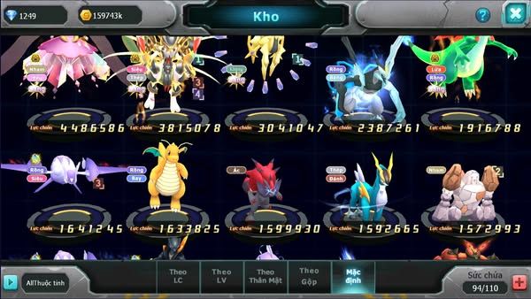 MÃ : #TTS2618 - SV 851 - DIANCIE BC MEW GIÁP BC ST BLACK CẶP LATI