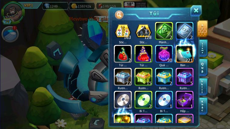 MÃ : #TTS2618 - SV 851 - DIANCIE BC MEW GIÁP BC ST BLACK CẶP LATI