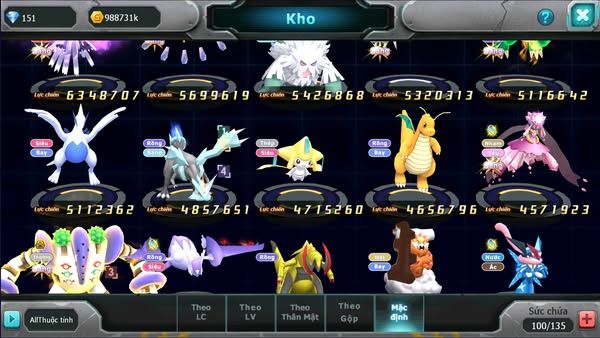MÃ : #TTS2615 - SV 1210 - TOP13 - V13 - HOOH CH DYNAMAX WHITE DYNAMAX BLACK BC UNOVA HENTRAN BC VICTINI BC QVLD BC THẦN GIÓ BC